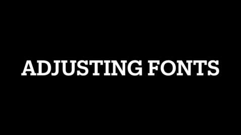 Thumbnail for MAT 186: Font Comments Lesson 4.24
