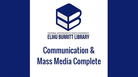 Thumbnail for Communication &amp; Mass Media Complete