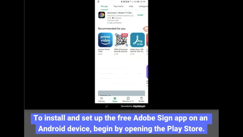 Thumbnail for Adobe Sign: Install - Android