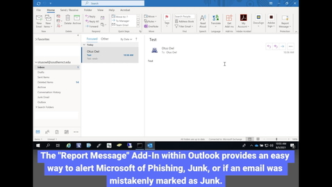 Thumbnail for Microsoft Report Message Tool