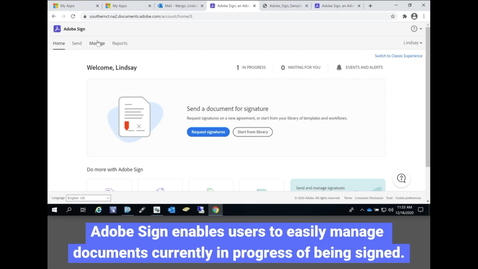Thumbnail for entry Adobe Sign: Managing Documents