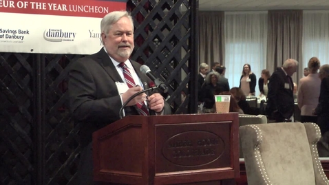 Thumbnail for 2018 Macricostas Entrepreneur of the Year- Jordan Young, president of Danbury-based Fairfield Processing Corp