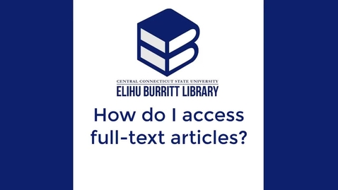 Thumbnail for (edited) How do I access full-text articles?