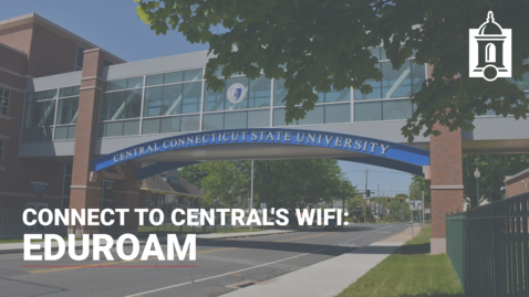 Thumbnail for Connect to Central's WiFi: eduroam