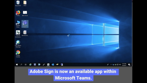 Thumbnail for Adobe Sign: Teams