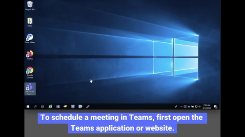 Thumbnail for Teams: Meeting - Sending &amp; Receiving