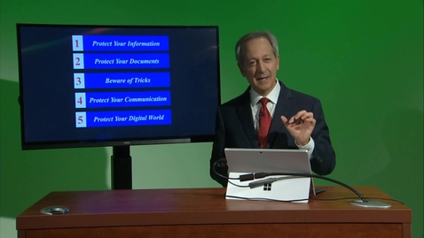 Thumbnail for Safe from Cyber Crime 2of5: Protect Your Documents