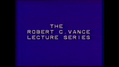 Thumbnail for Robert C. Vance Lecture Series- Jimmy Carter