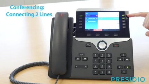 Thumbnail for 8851-Conferencing-Connecting 2 Lines