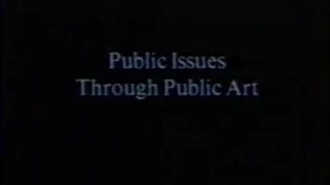 Thumbnail for entry Public Issues Through Public Art