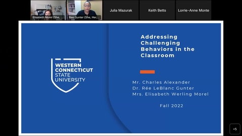 Thumbnail for entry SPS - Addressing Challenging Behaviors in the Classroom.mp4