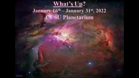 Thumbnail for What's Up? January 16th - 31st, 2022