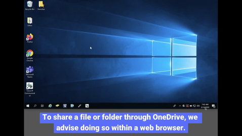 Thumbnail for OneDrive: File Sharing