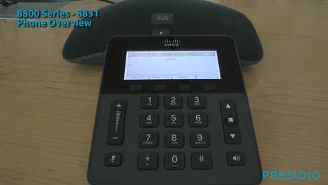 Thumbnail for 8831 Phone Overview