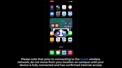 Thumbnail for Guest WiFi - Self Registration - iPhone/iOS