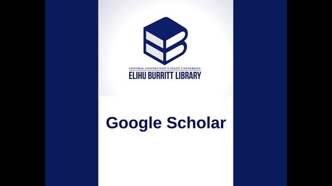Thumbnail for Google Scholar Tutorial