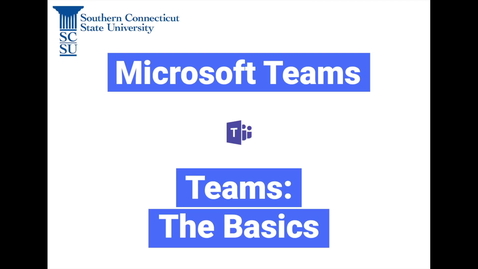 Thumbnail for Teams: The Basics