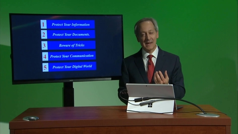 Thumbnail for Safe from Cyber Crime 4of5: Protect your Communications