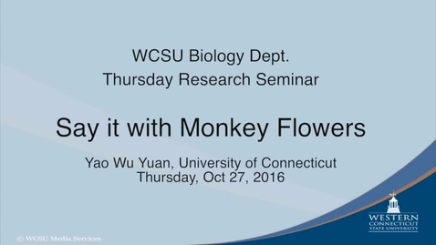 Thumbnail for &quot;Say it with Monkey Flowers&quot;