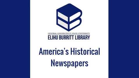 Thumbnail for America's Historical Newspapers