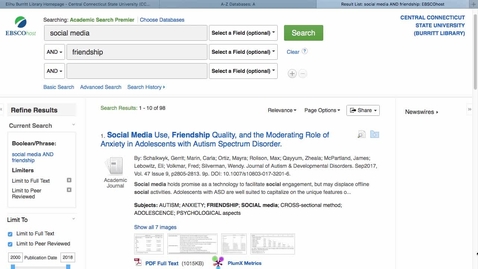 Thumbnail for entry How to Read a Journal Article