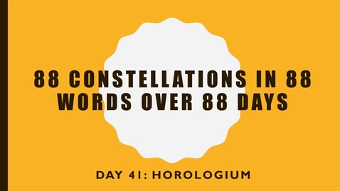 Thumbnail for horologium