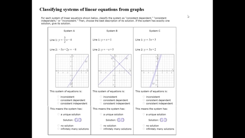 Thumbnail for entry Classifying systems of linear equations from graphs