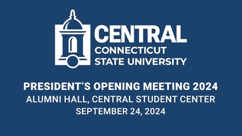 Thumbnail for Central President's Opening Meeting 2024