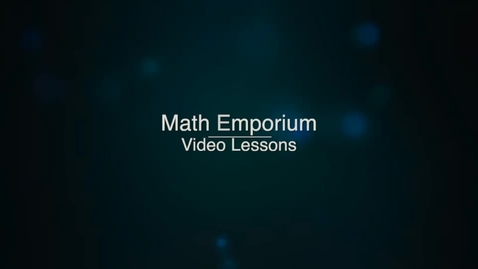 Thumbnail for Solving Polynomial Equations by Factoring, Part 1