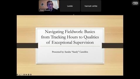 Thumbnail for entry Careers in ABA Series: Navigating Fieldwork with Sandy Castellon 4.24.24