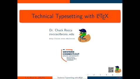 Thumbnail for entry Introduction to MAT 186: Technical Typesetting with LaTeX