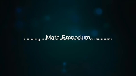 Thumbnail for Absolute Value of a Number