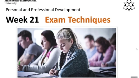 Thumbnail for entry PPD Week 20 Exam Techniques Podcast March 2020