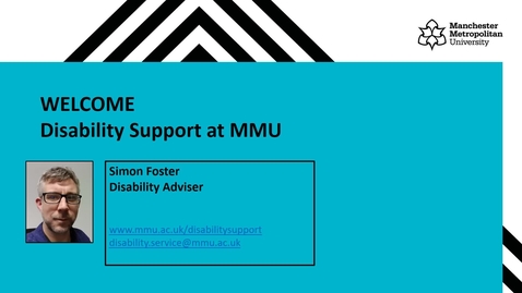 Thumbnail for entry Disability Service - Webinar