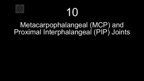 Thumbnail for entry Manual Therapy Upper Quadrant Metacarpophalangeal &amp; Proximal Interphalangeal 10