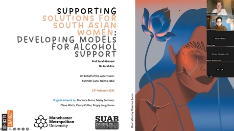 Thumbnail for entry Webinar: South Asian women's substance use 