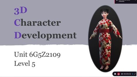 Thumbnail for 3D Character Development - Unit Overview