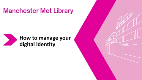 Thumbnail for How to manage your digital identity