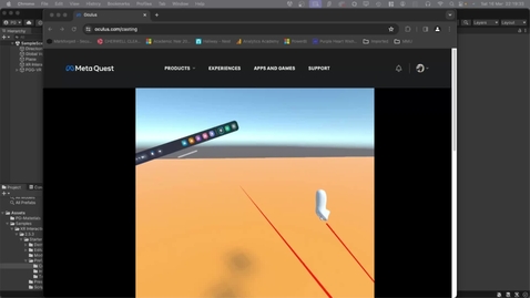 Thumbnail for Show controller prefabs on quest