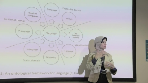 Thumbnail for entry Dr Khawla Badwan, Reader, Manchester Metropolitan University. Languaging beyond languages: Exploring language mattering in education