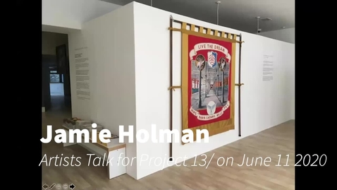 Thumbnail for entry Jami Holman Artists Talk June 11 2020