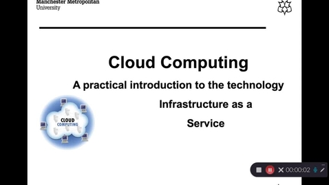 Thumbnail for entry Cloud Computing 3 - IAAS - Infrastructure As A Service