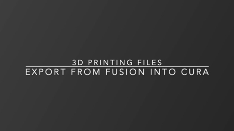 Thumbnail for Export CAD Files for 3D Printing - HD 720p