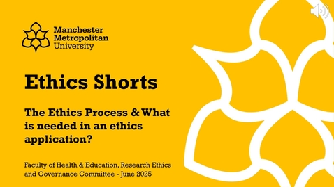 Thumbnail for 12. Ethics Shorts - The Ethics Process (June 2025)