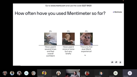 Thumbnail for Basic Mentimeter Session