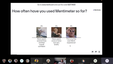 Thumbnail for entry Basic Mentimeter Session