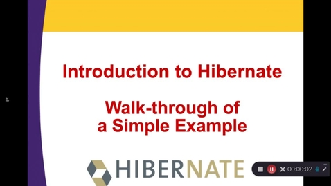 Thumbnail for entry Introduction To Hibernate