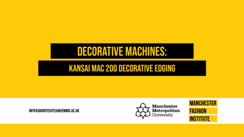 Thumbnail for Kansai Mac 200 Decorative Edging Machine