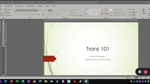 Thumbnail for entry Trans 101 Podcast 3