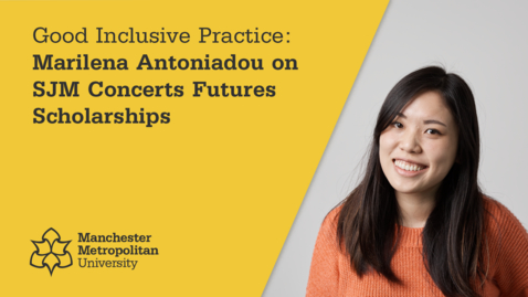 Thumbnail for entry Good Inclusive Practice: Marilena Antoniadou on SJM Concerts Futures Scholarships